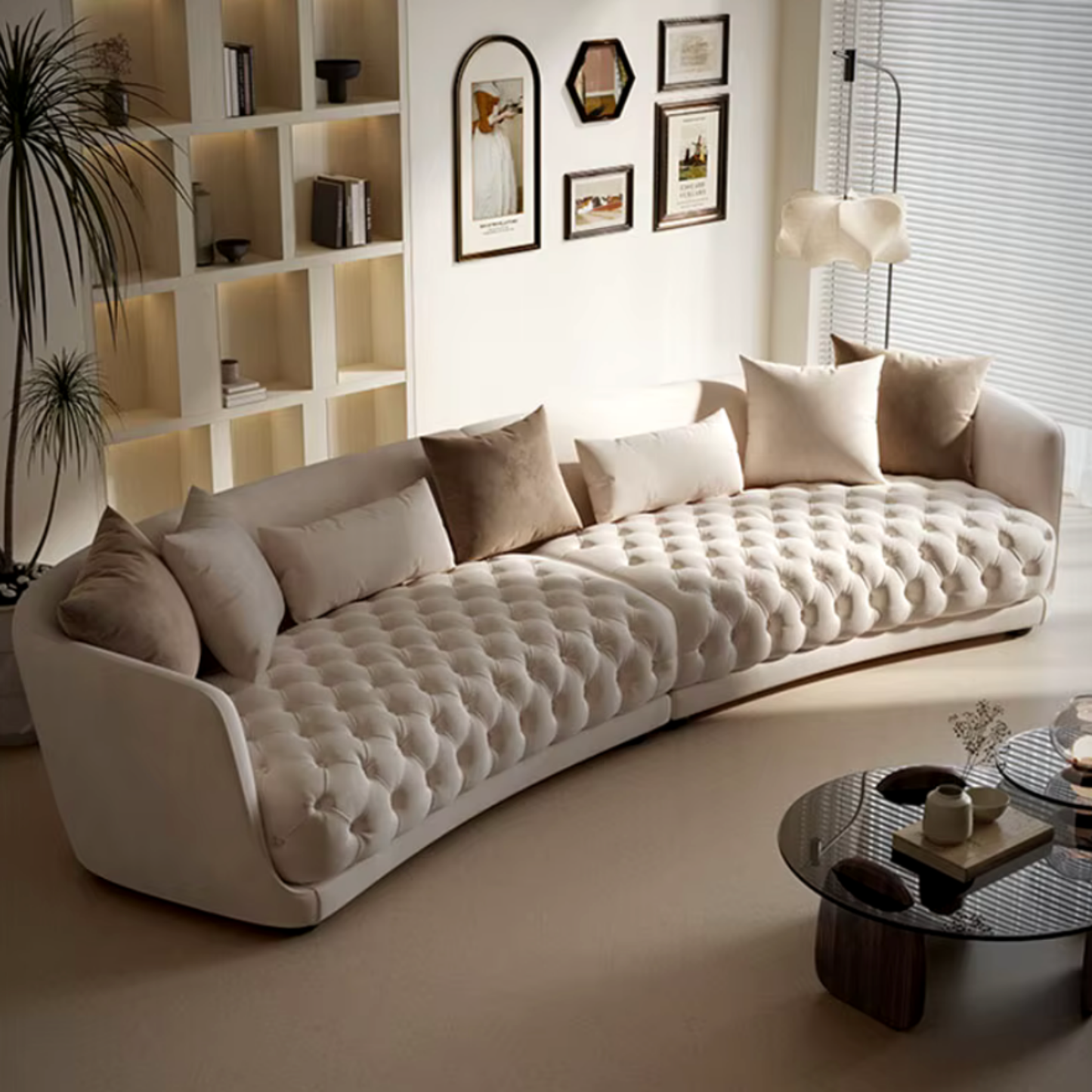 Italy Styles Curved Sofa