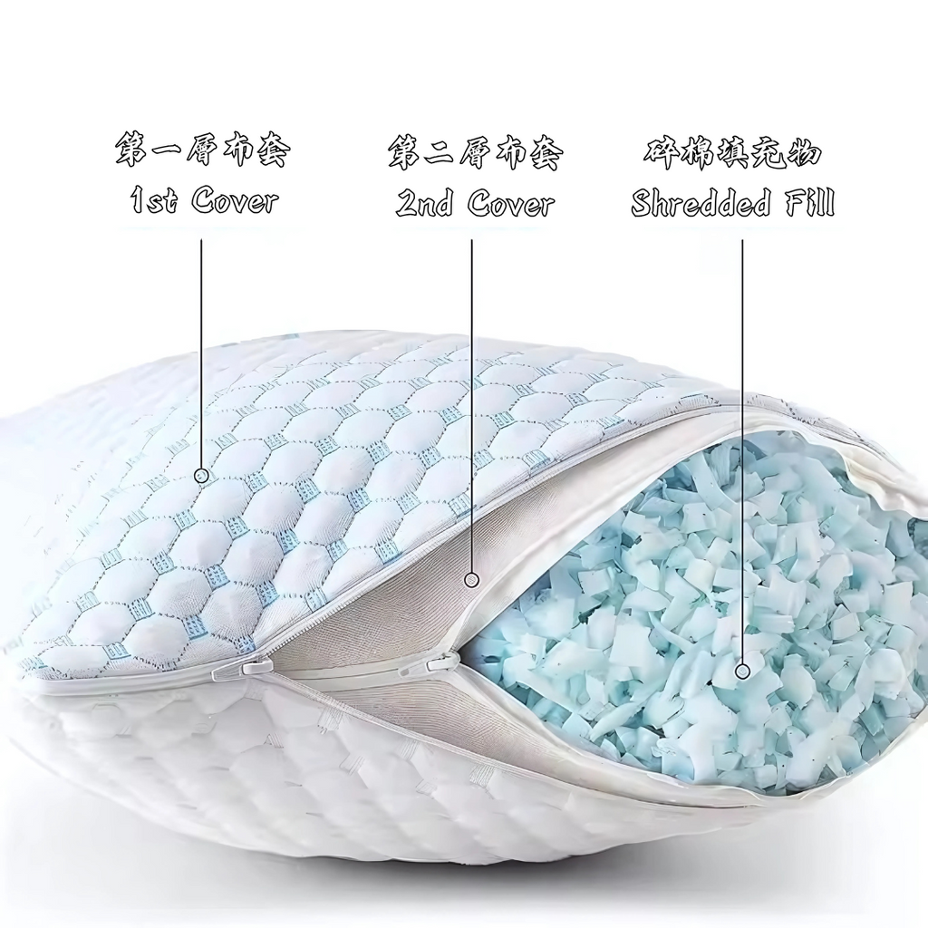 StylesMaven 冰感透氣可調節高度枕頭